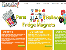 Tablet Screenshot of bendigographics.com